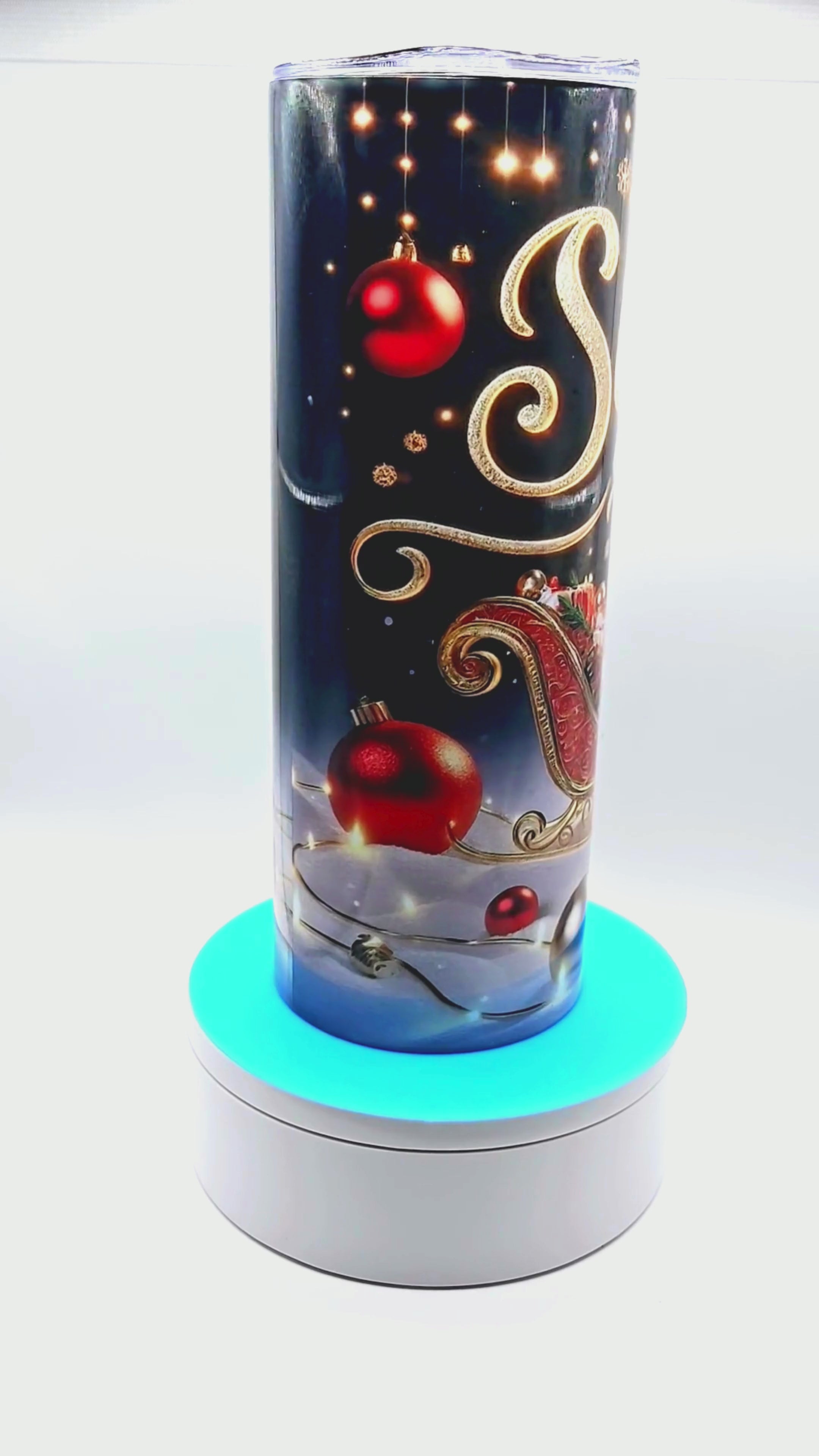 Sleigh All Day Christmas Tumbler