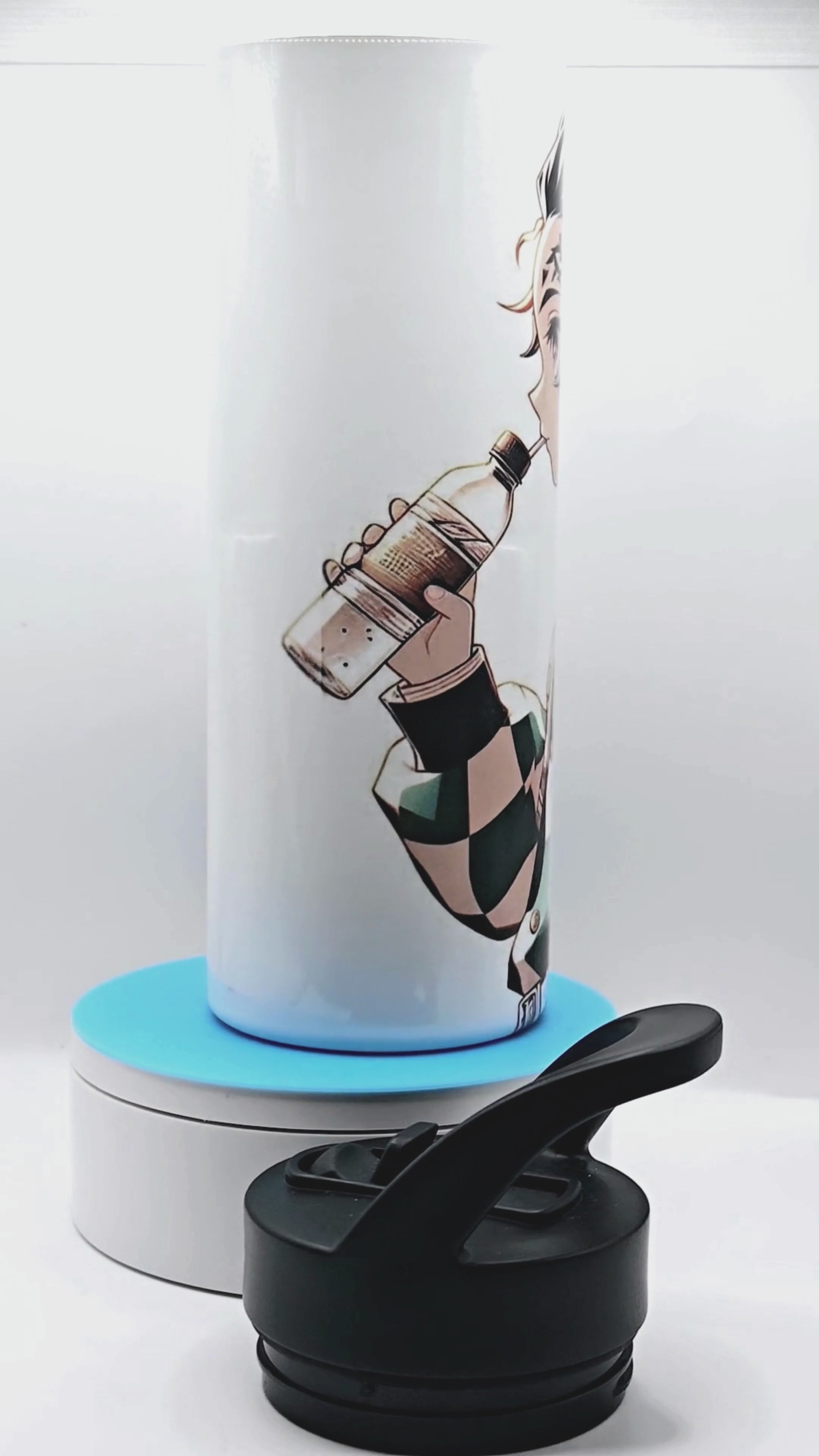 Tanjiro Kamado from Demon Slayer water bottle