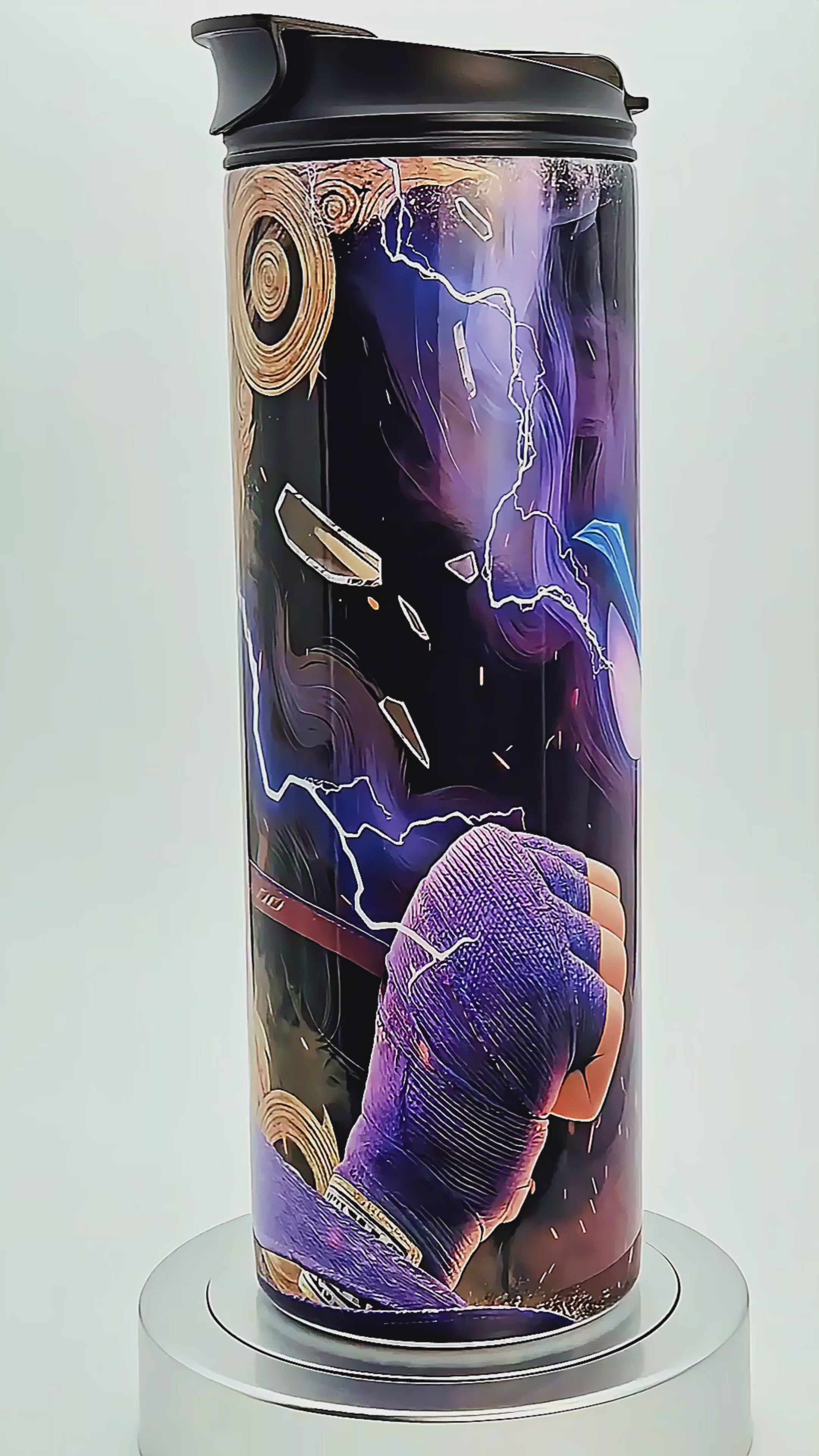20oz Purple thunder tumbler