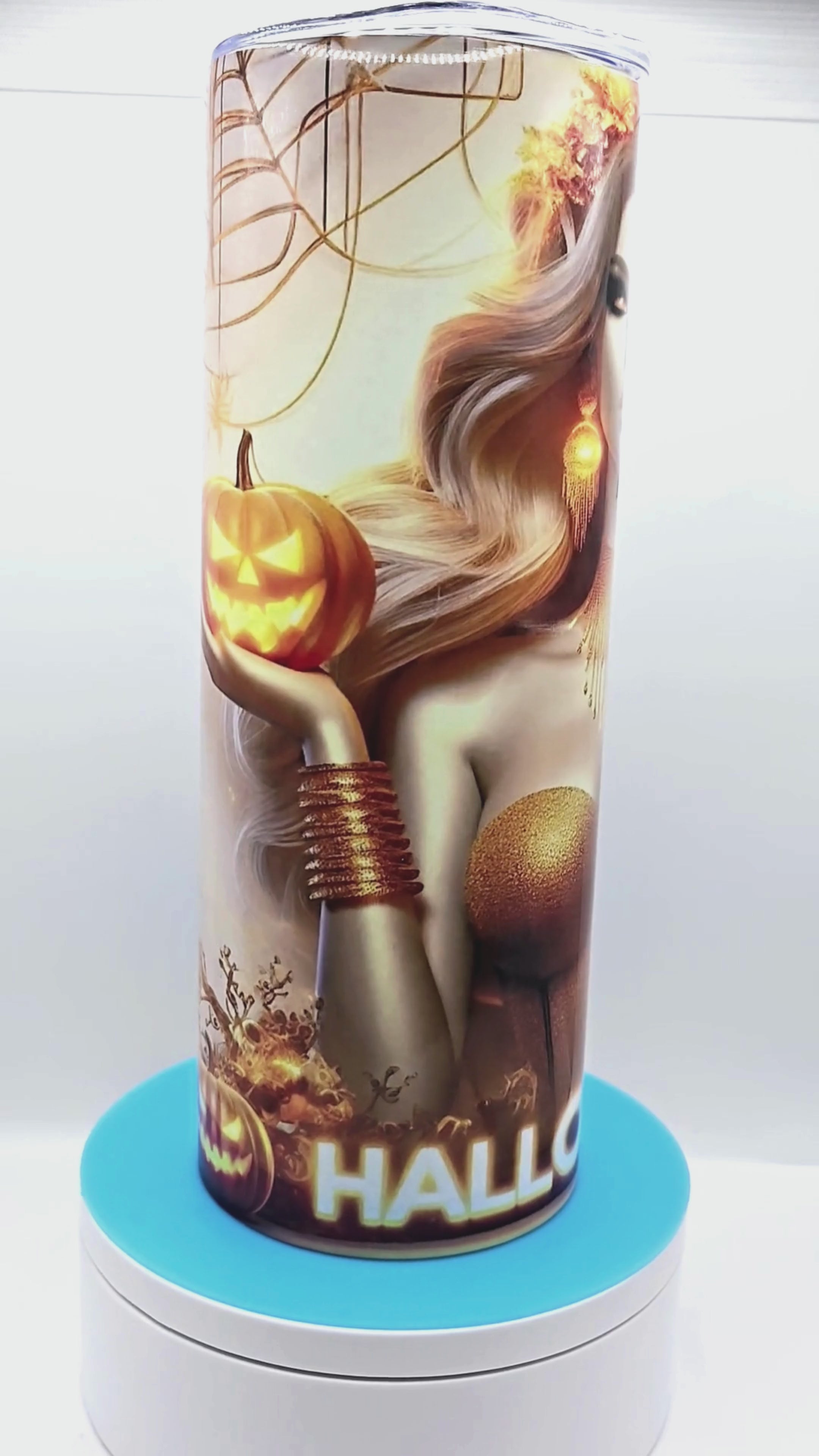 "Lady Halloween" 20 oz Tumbler