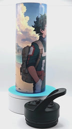 Isuku Midoriya from My Hero Academia water bottle