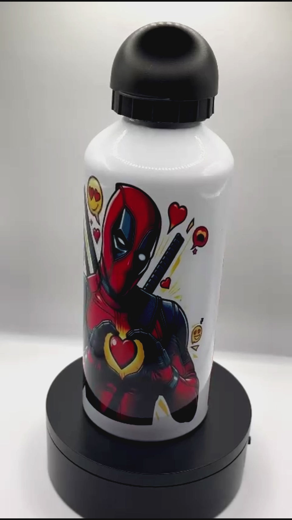 500ml kids water bottle with 2 lids