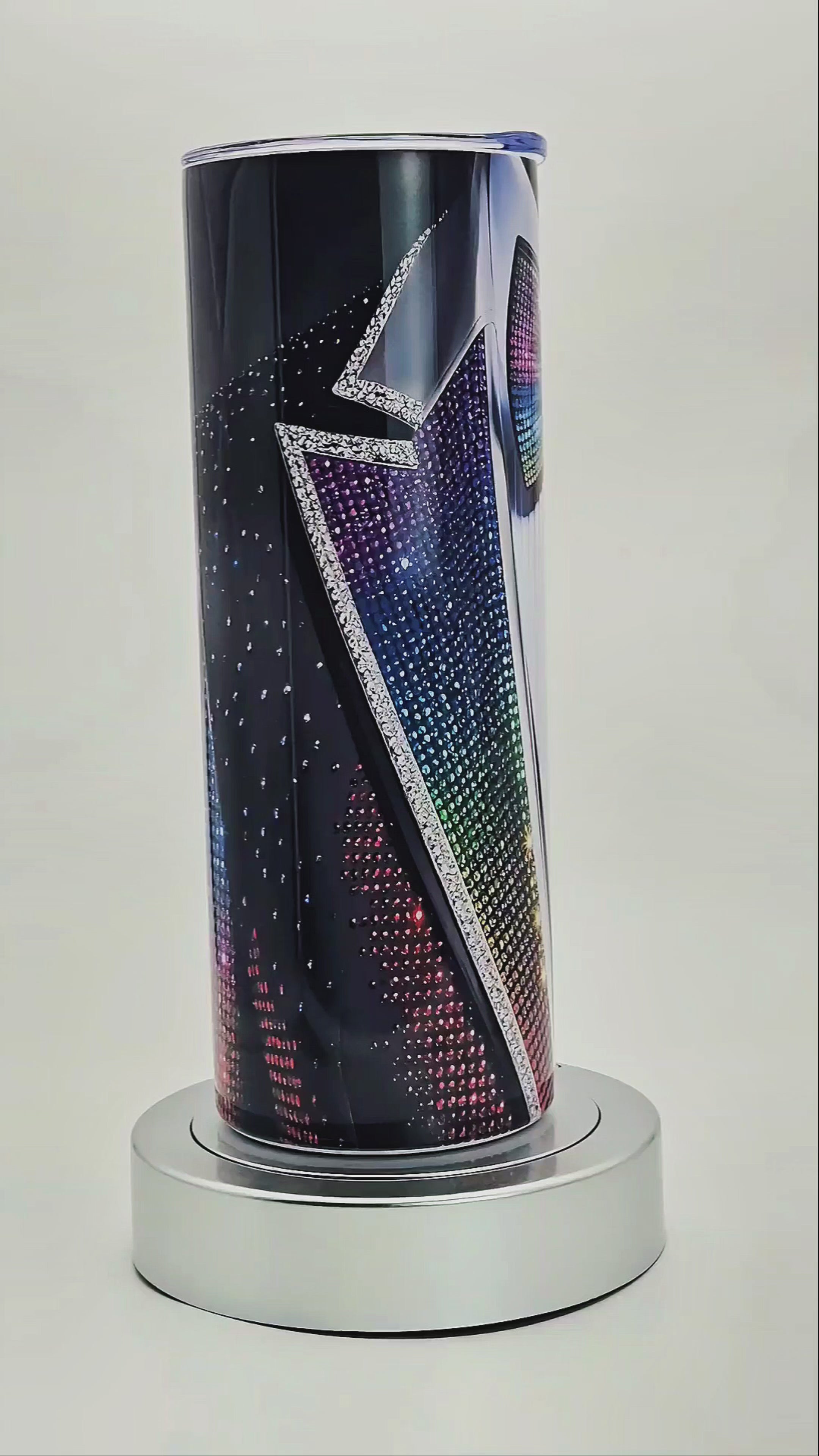 20oz Midnight mirage tuxedo tumbler