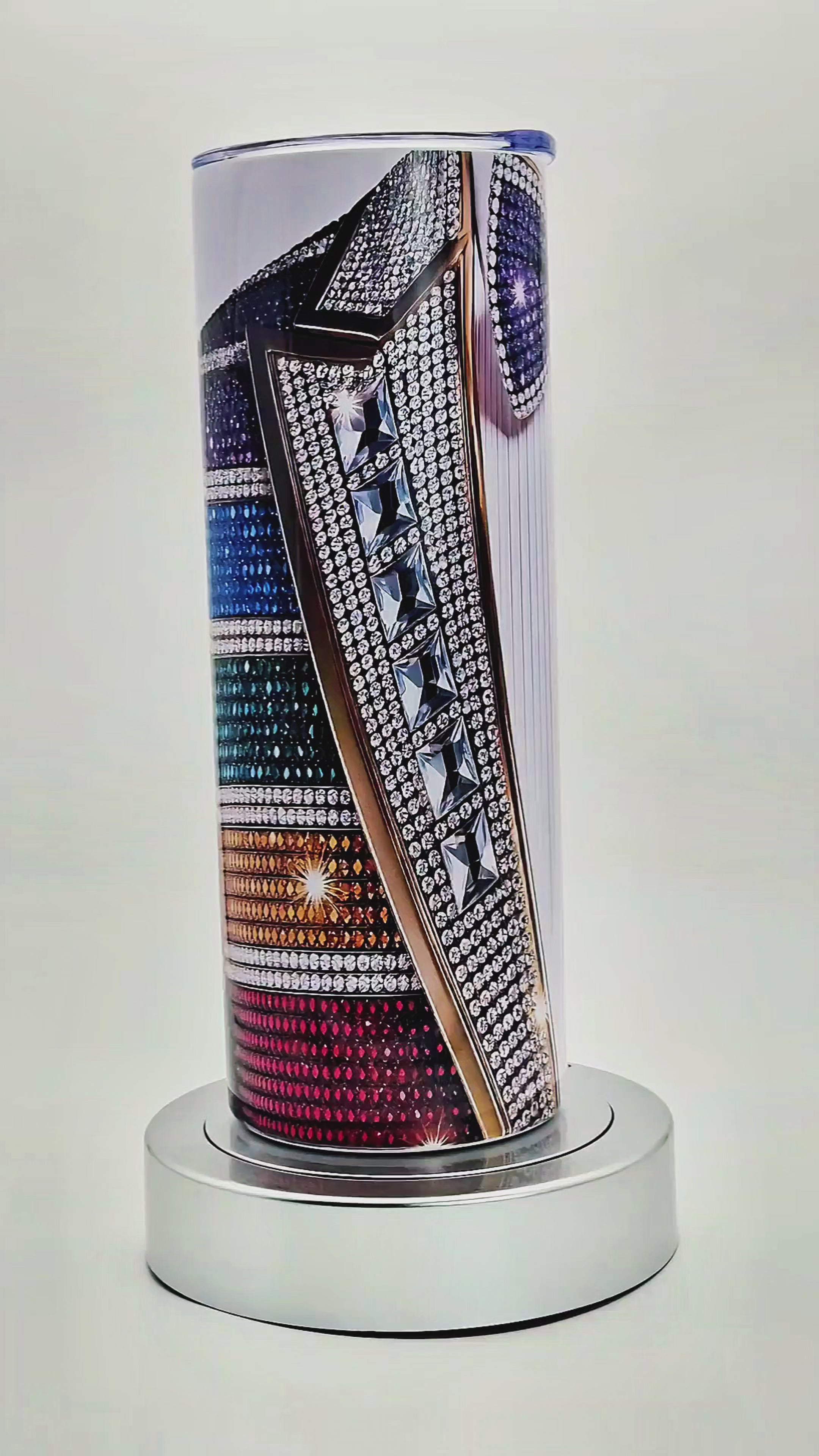20oz Diamond maestro tuxedo tumbler