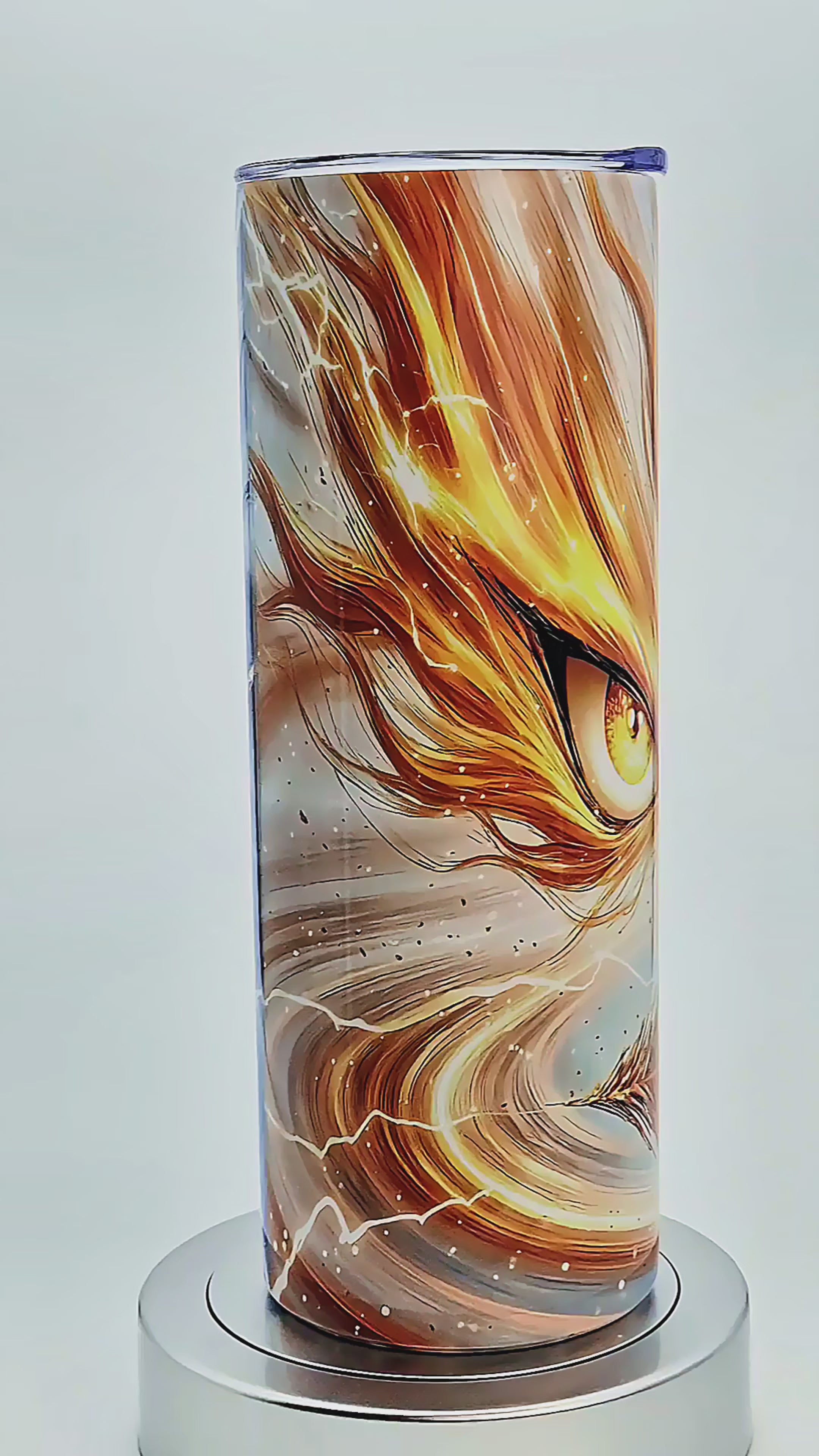 20oz Fire vs ice tumbler