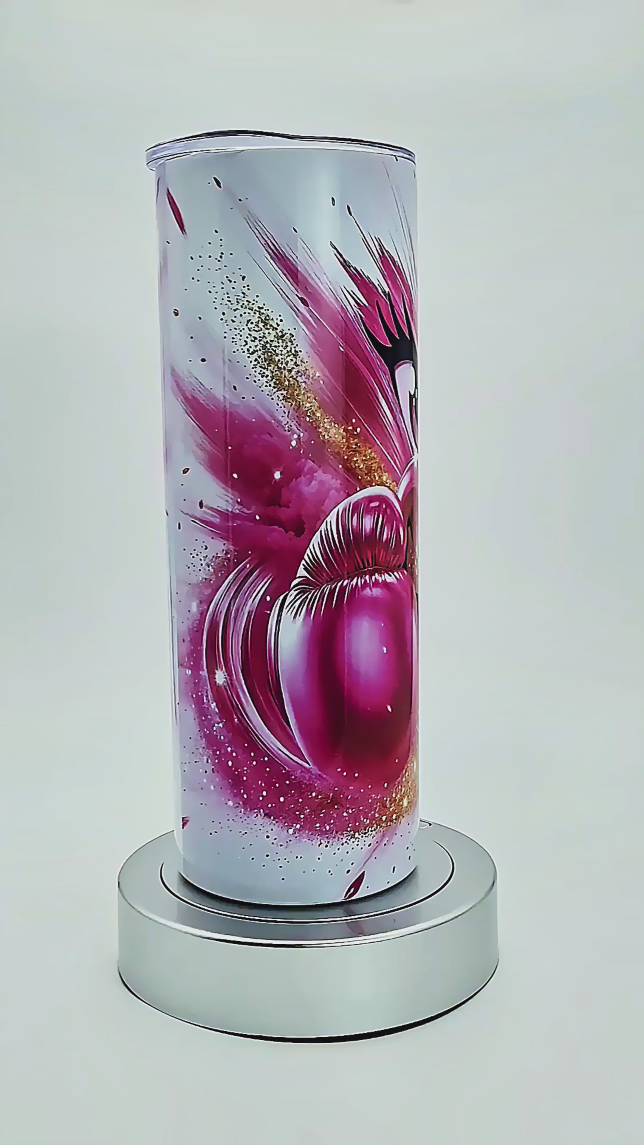 20oz Pink diamond fury tumbler