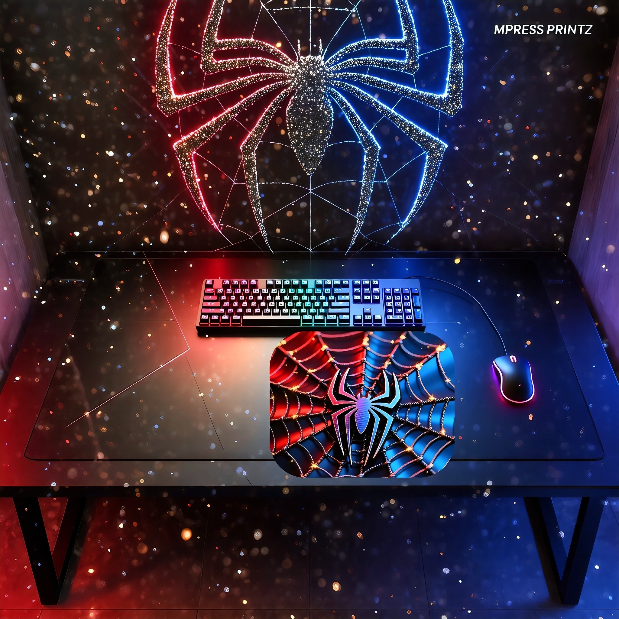 3D Spiderweb mousepad
