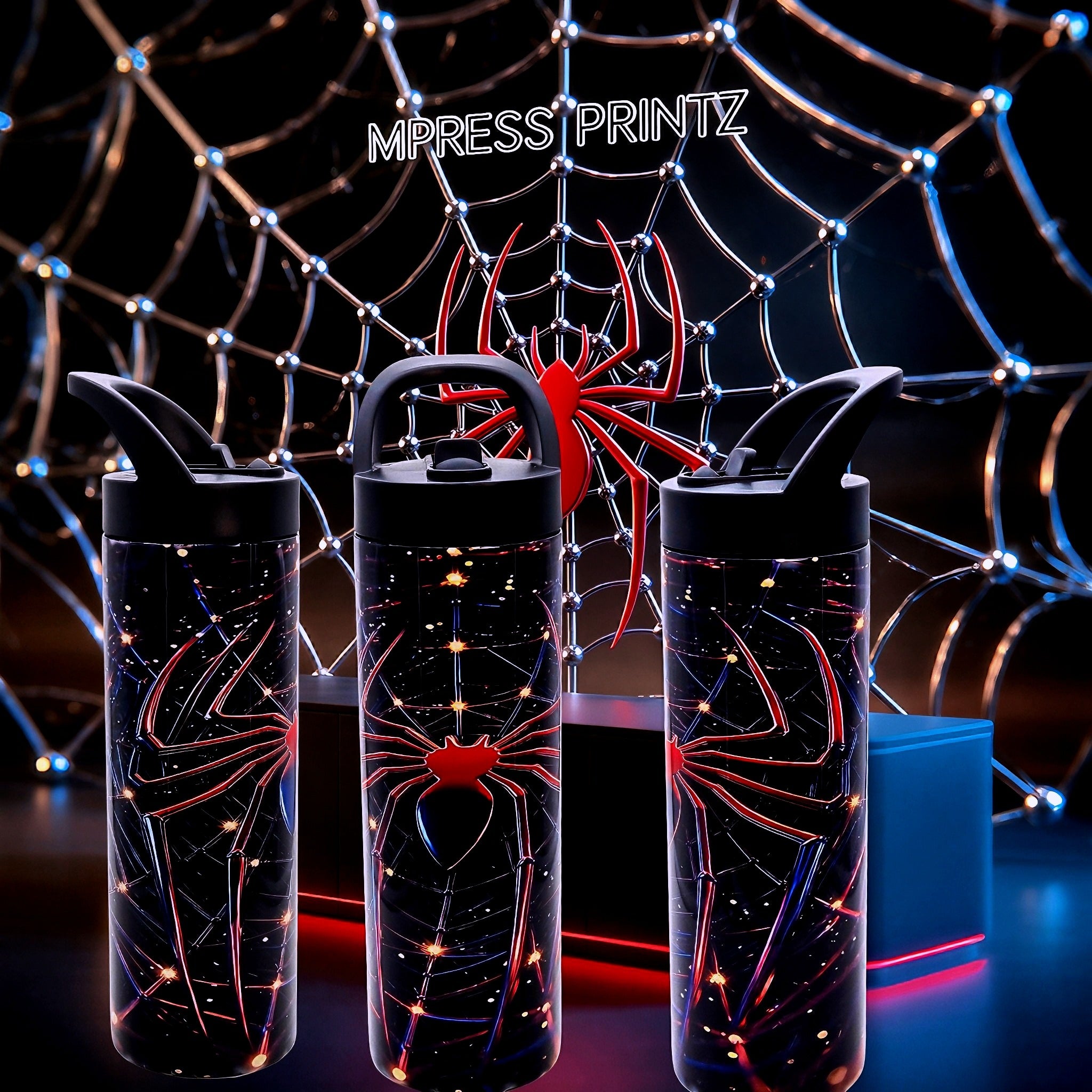 20oz 3D Spiderweb tumbler