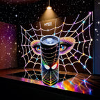 20oz Rainbow masked web tumbler