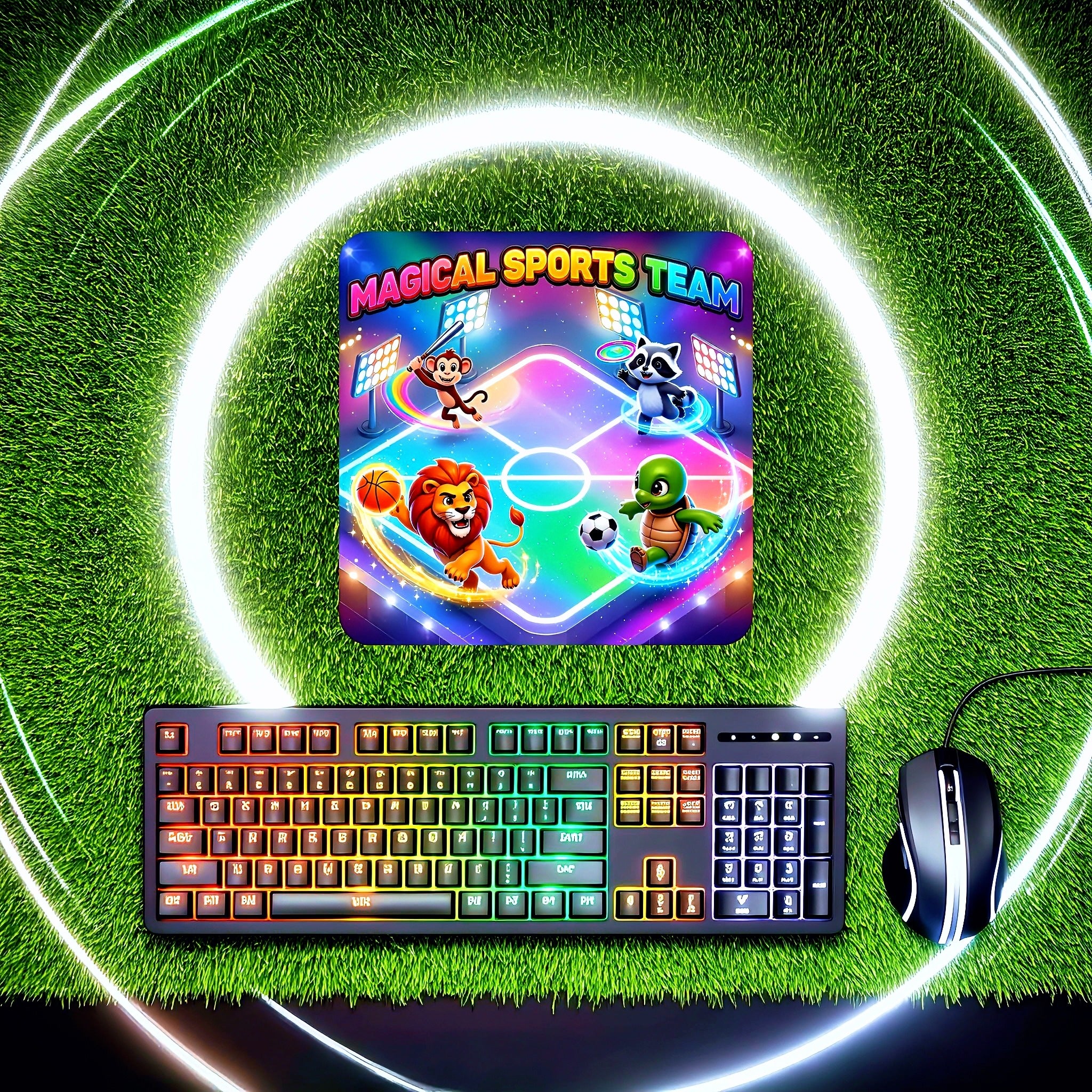 Magical sports team (with writing)