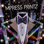 20oz Midnight mirage tuxedo tumbler