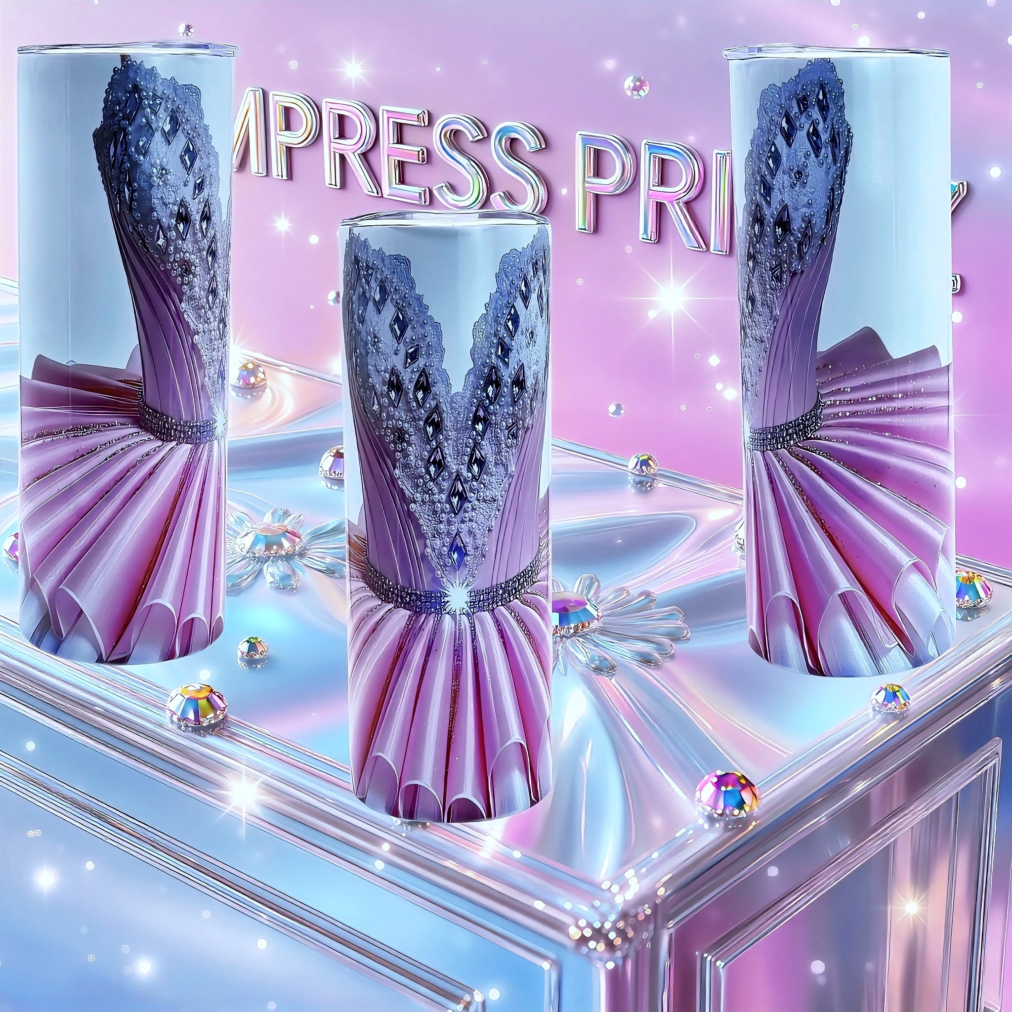 20oz Enchanted ballerina tumbler
