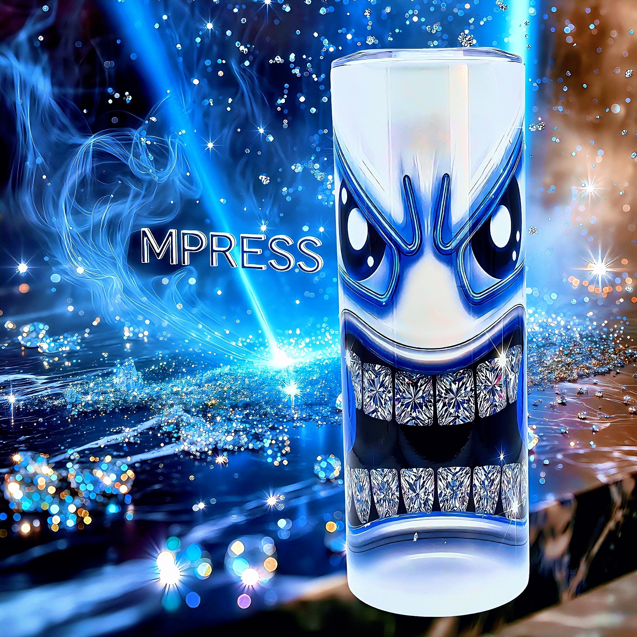 20oz Blue ice power tumbler