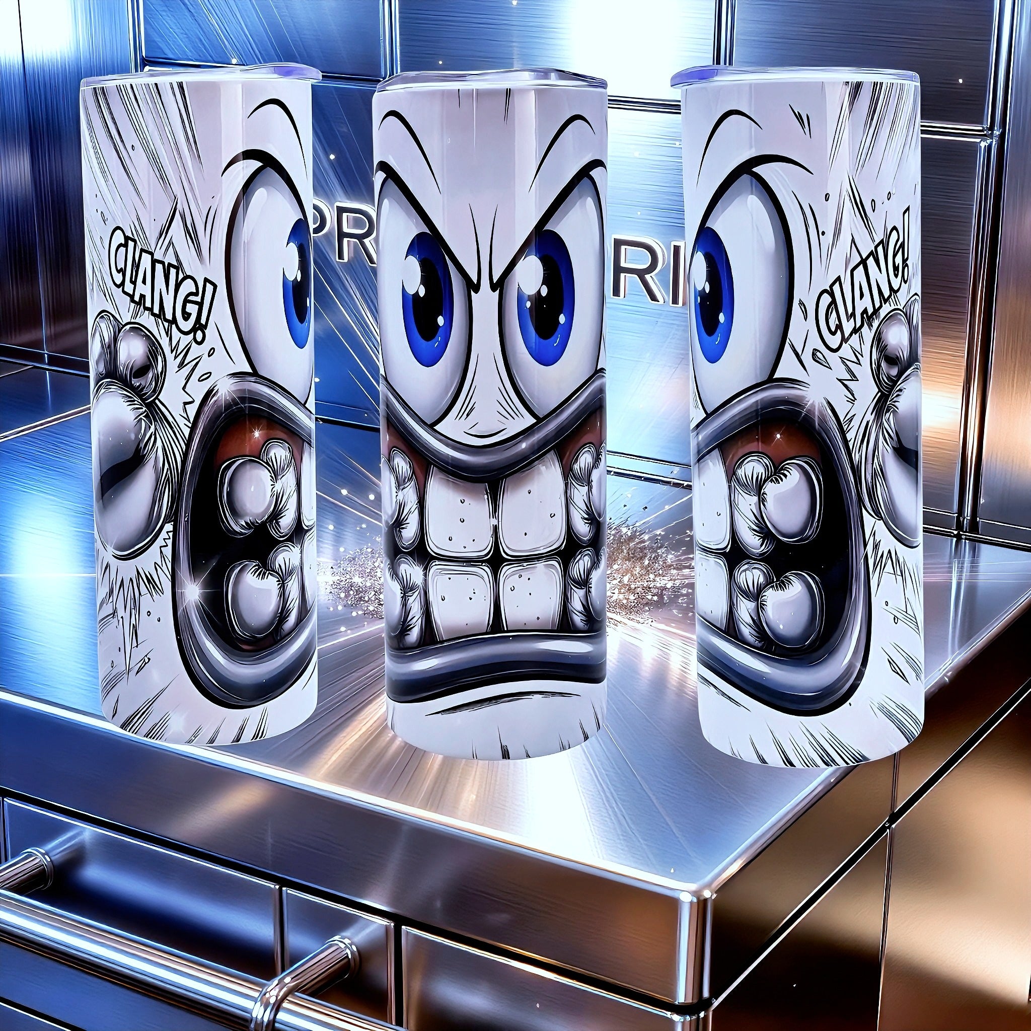 20oz Chrome clash tumbler