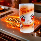 12oz Fire girl tumbler