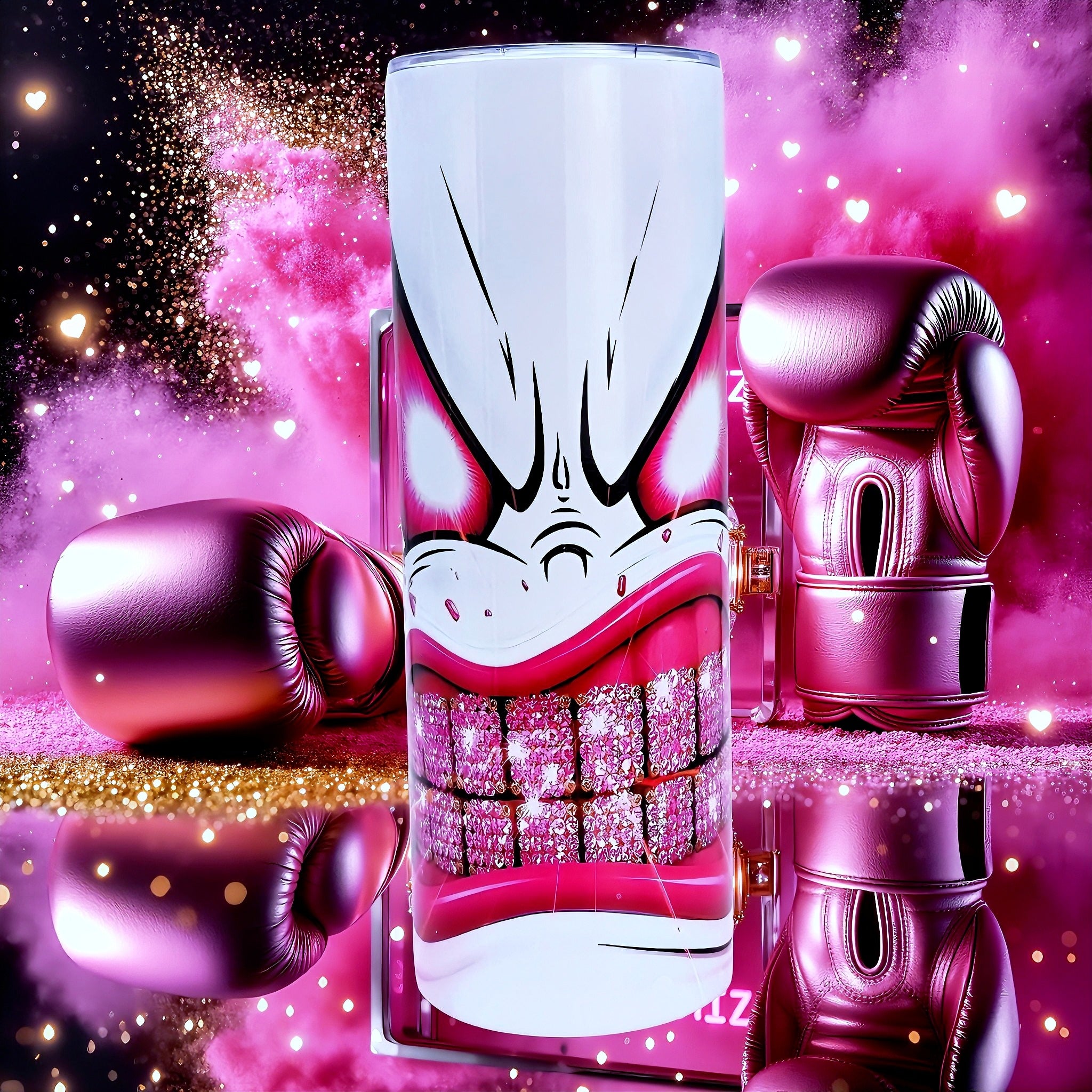 20oz Pink rage royale tumbler