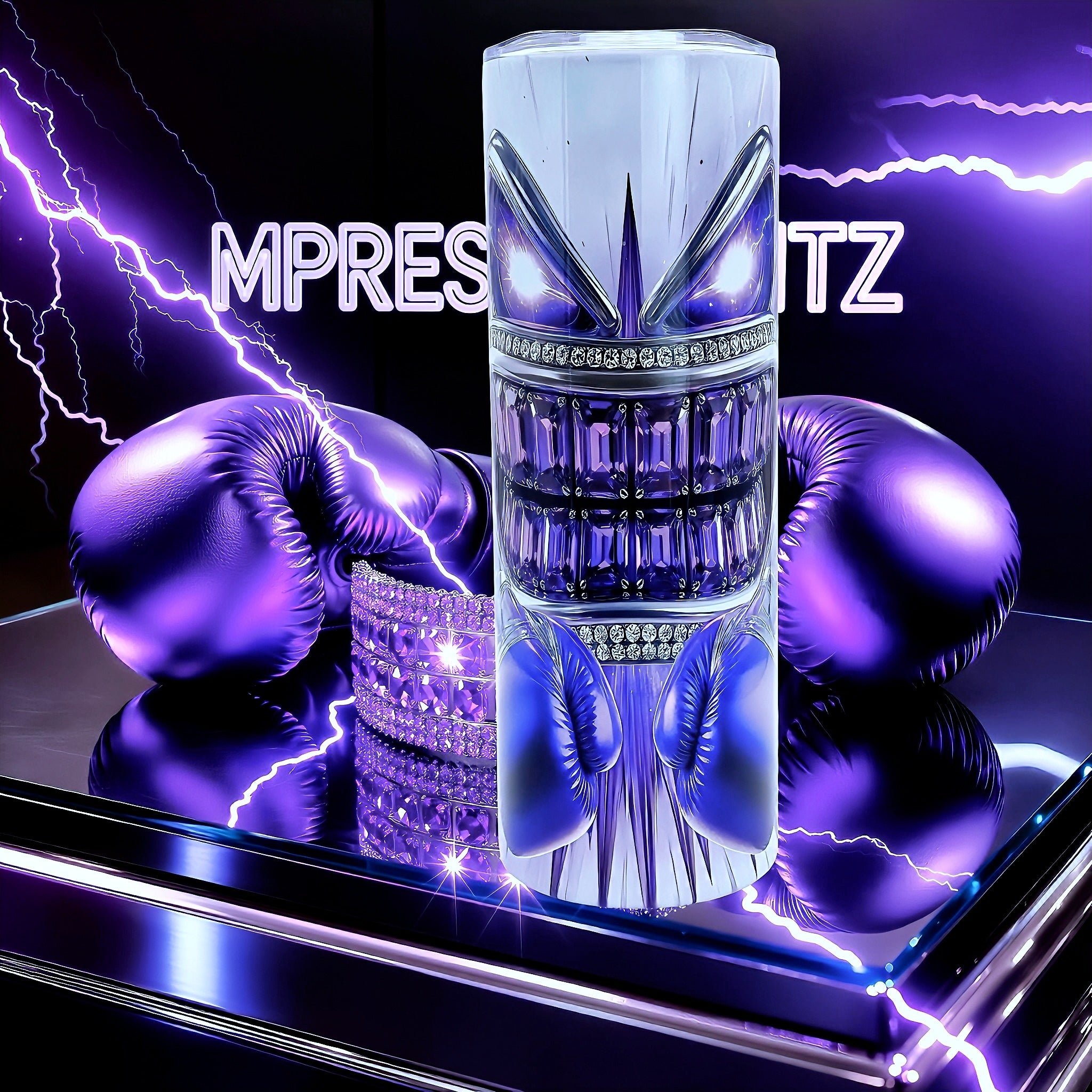 20oz Purple voltage tumbler