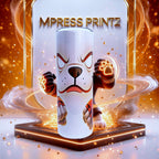 20oz Fiery dog tumbler