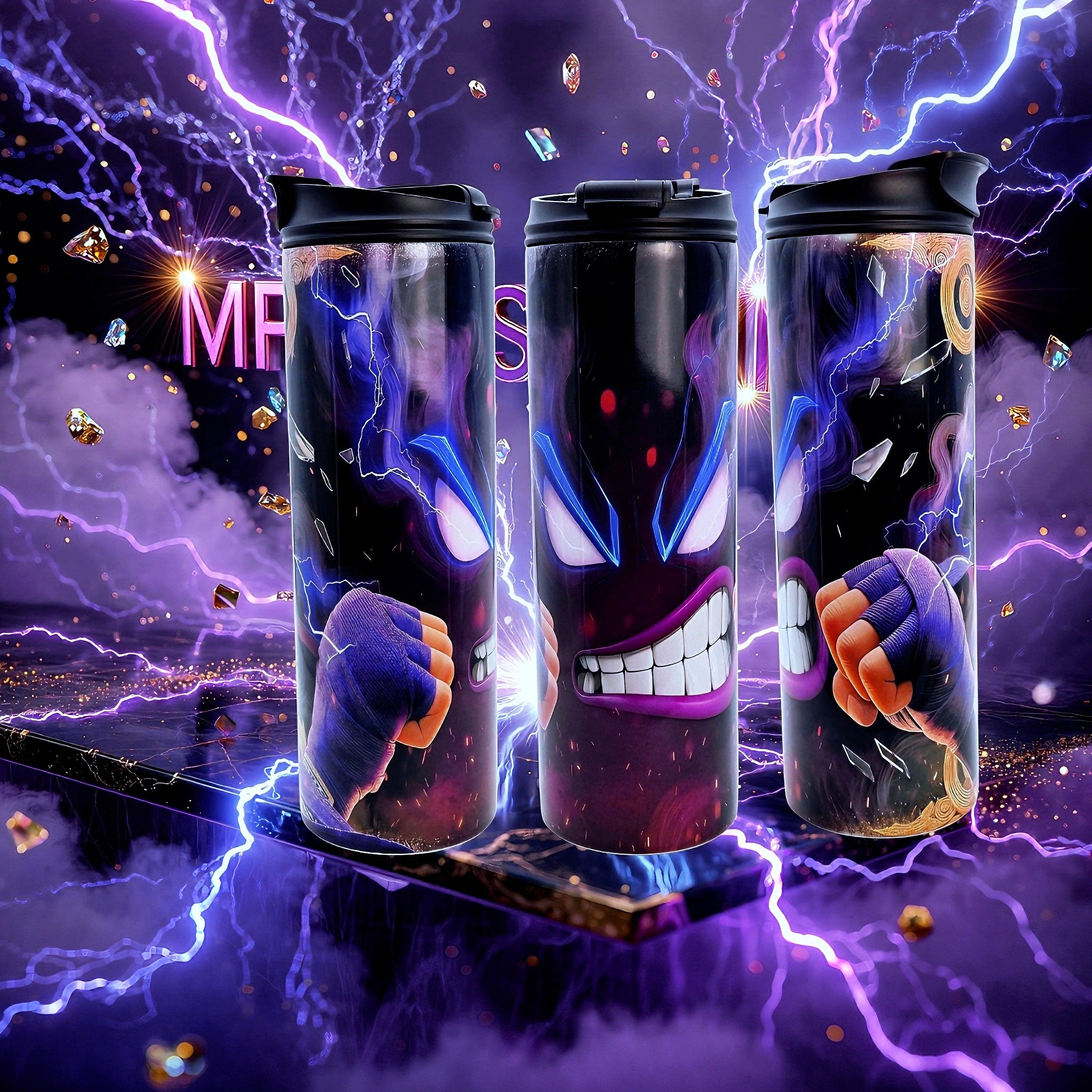 20oz Purple thunder tumbler