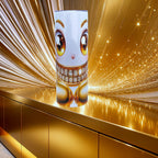 20oz Smiling gold boxer tumbler