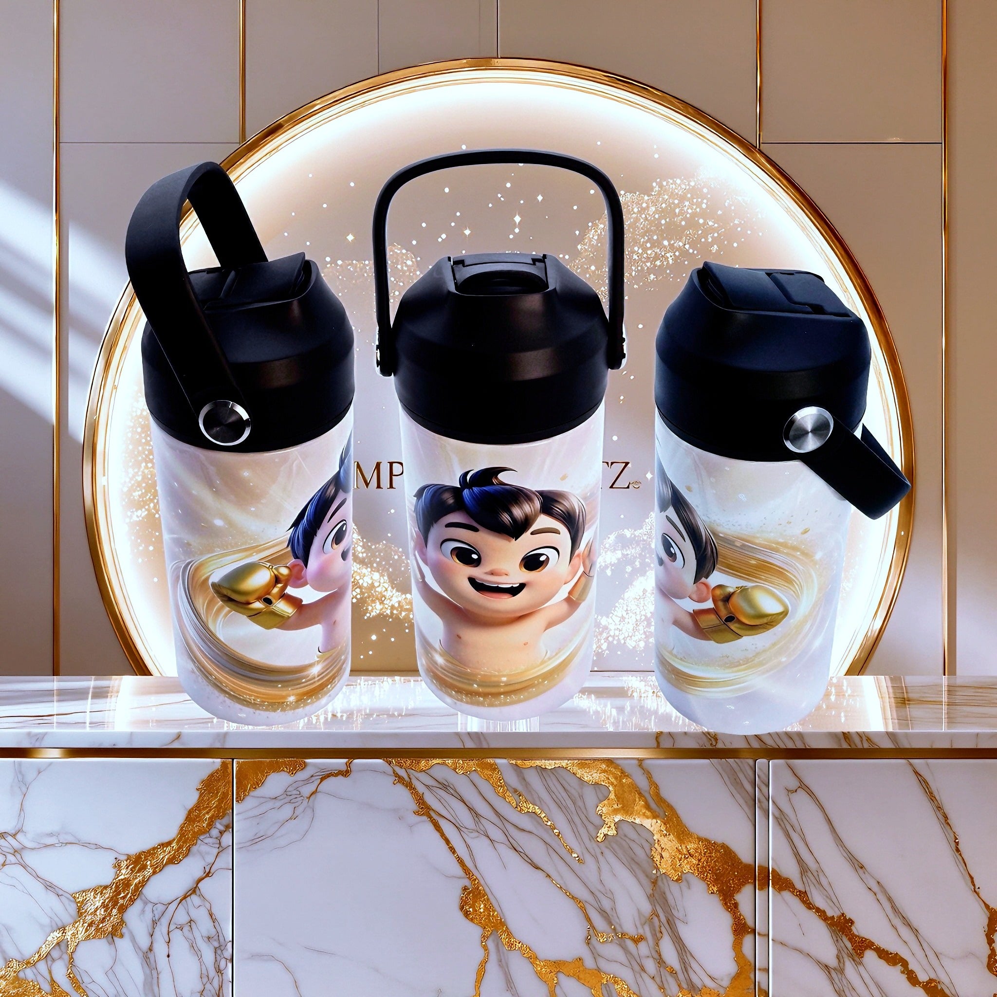 12oz Golden champion baby tumbler