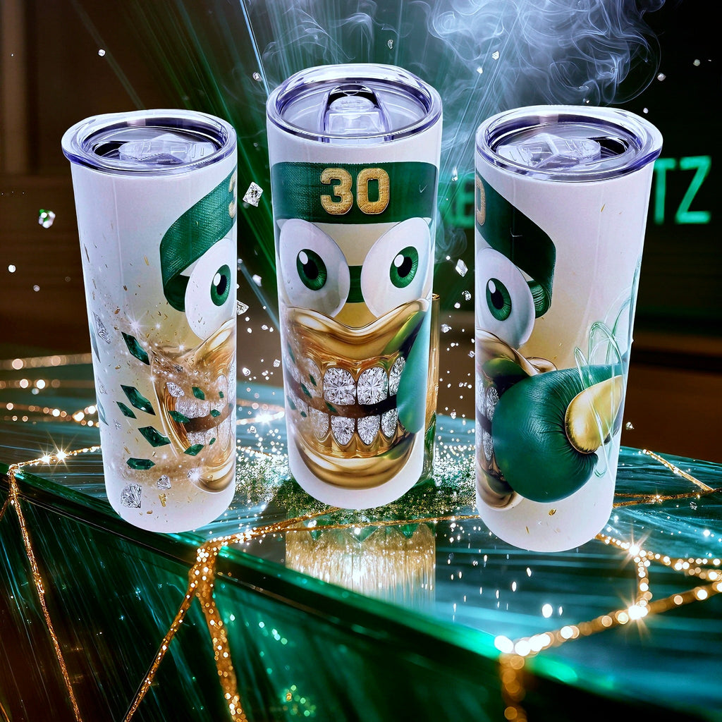 20oz #30 Emerald power punch tumbler