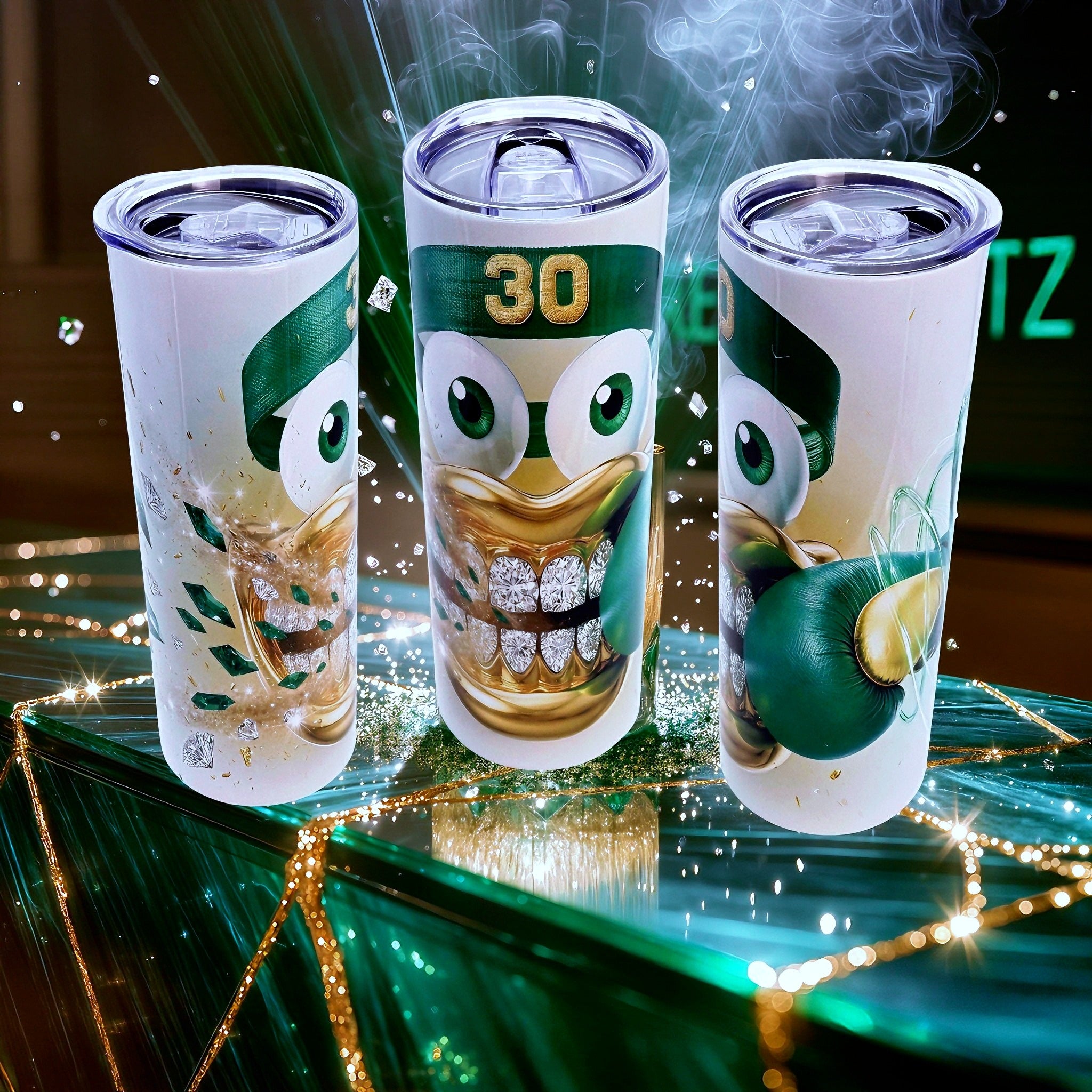 20oz #30 Emerald power punch tumbler
