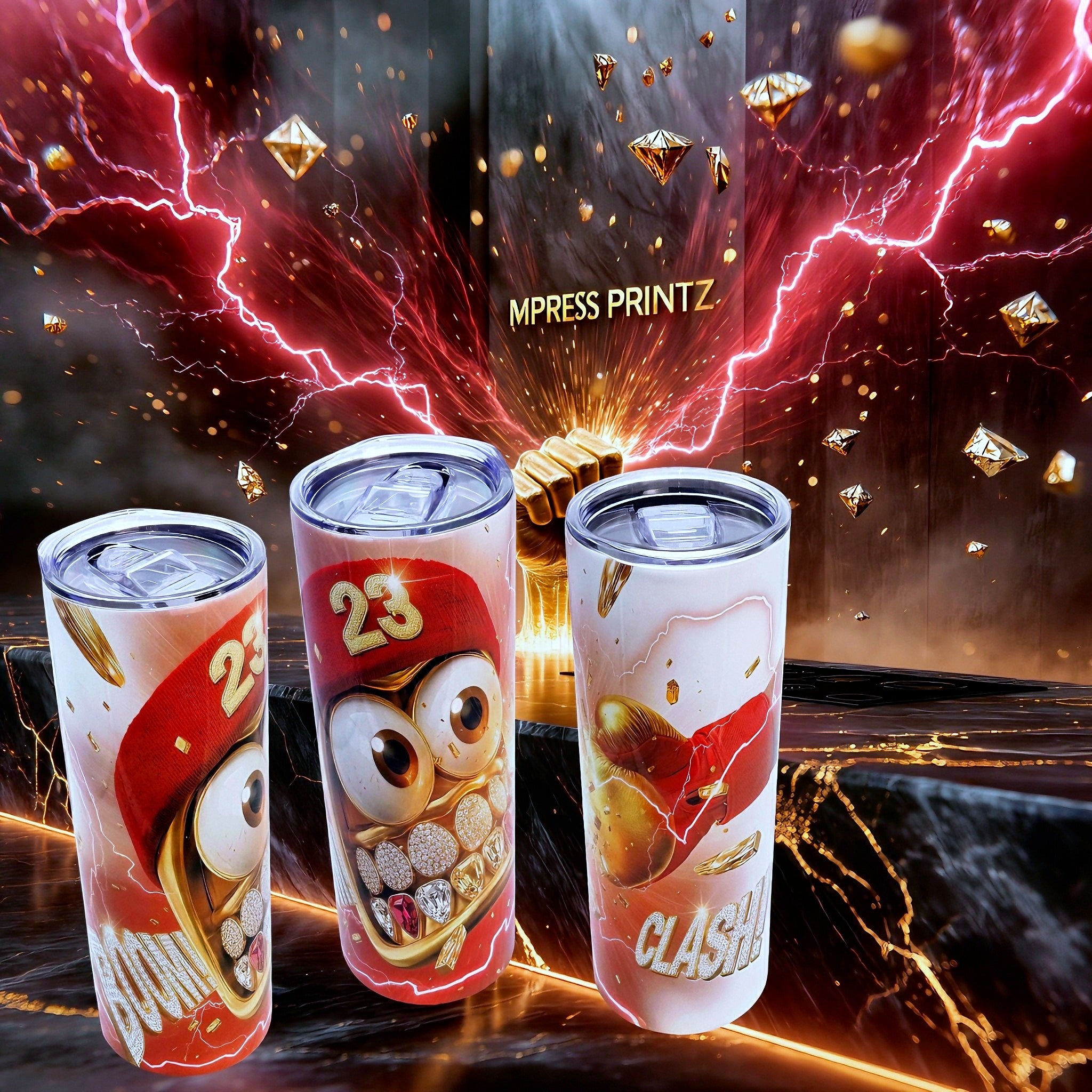 20oz #23 boxer tumbler