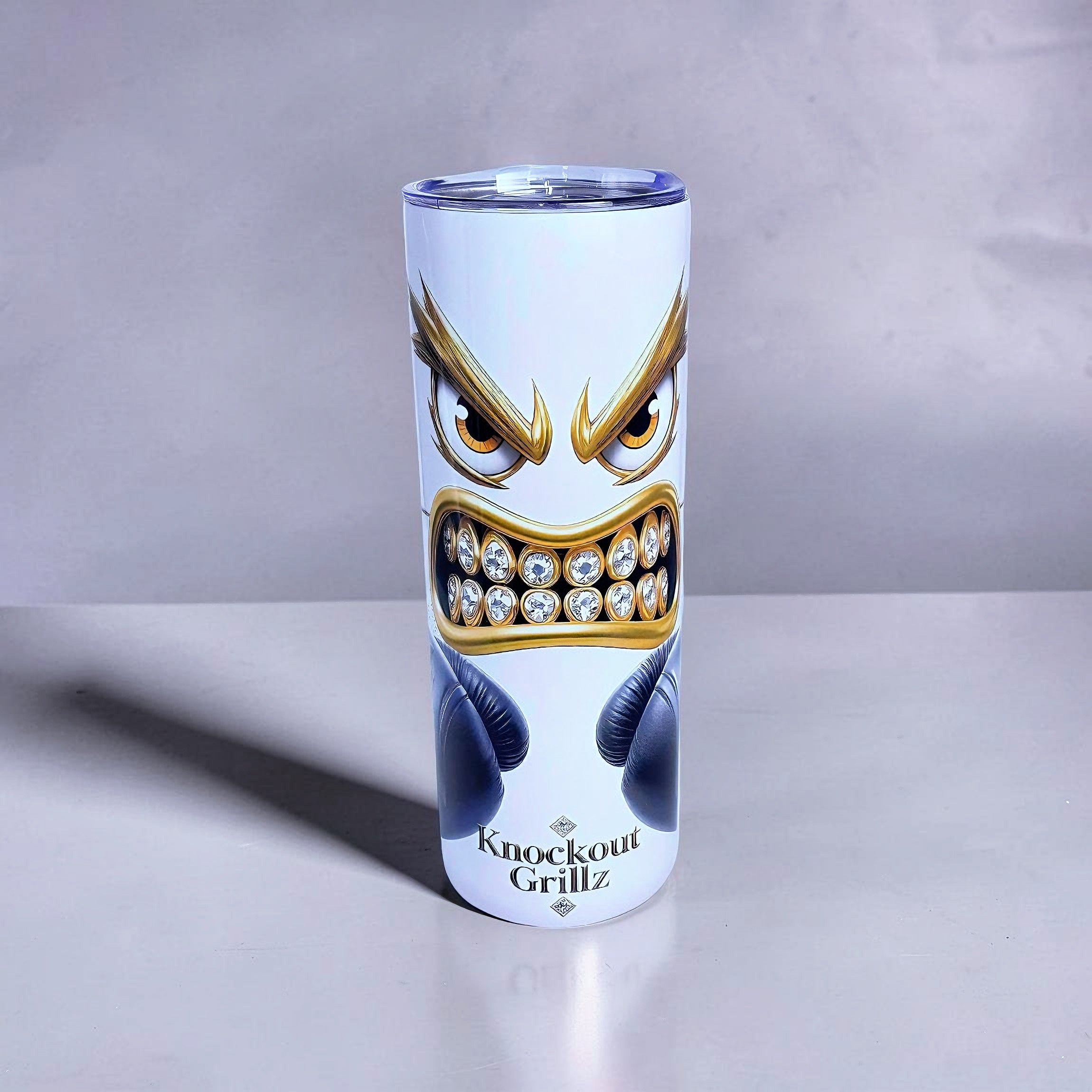 Knockout Grillz – Champion Edition 20oz Skinny Tumbler | Boxing Series