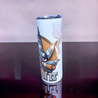 Blaze & Shine – Iced Silver Flame 20oz Stainless Steel Tumbler