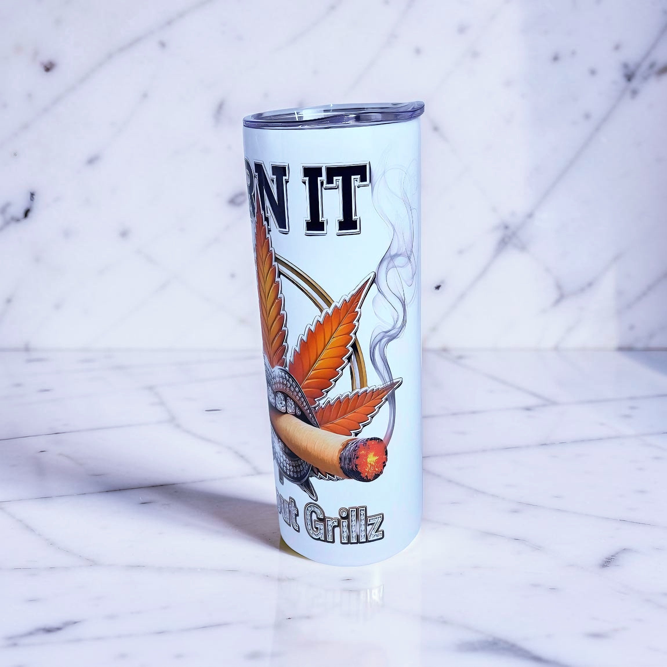 Diamond Flame Luxe – Burn & Shine 20oz Skinny Tumbler