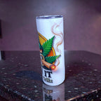 Burn & Shine – Emerald Flame Grillz 20oz Stainless Steel Tumbler