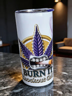 Blaze & Shine – Royal Violet Drip 20oz Stainless Steel Tumbler