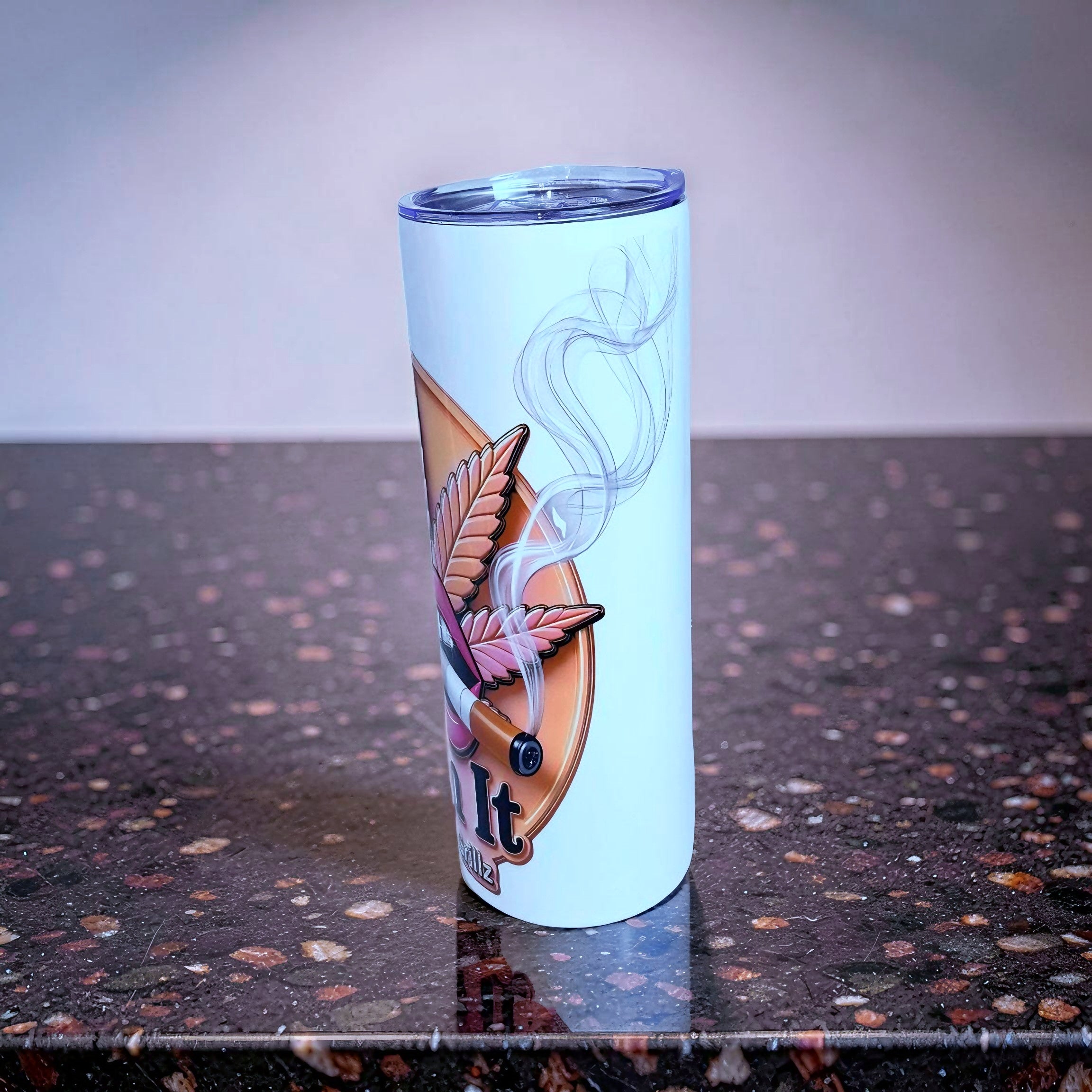 Blaze & Shine – Pink Ember Luxe Edition 20oz Skinny Stainless Steel Tumbler |