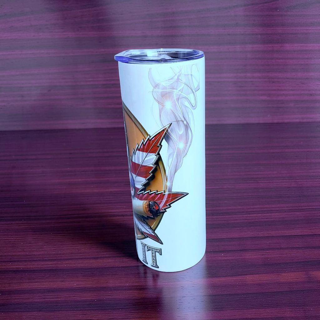 Blaze & Shine – Freedom Flame Edition 20oz Skinny Stainless Steel Tumbler |