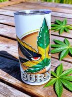 Blaze & Shine – Emerald Rebel Burn Edition 20oz Skinny Stainless Steel Tumbler