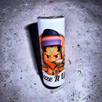 Blaze It Up “9” Street King 20oz Straight Skinny Tumbler – Metal Straw Included