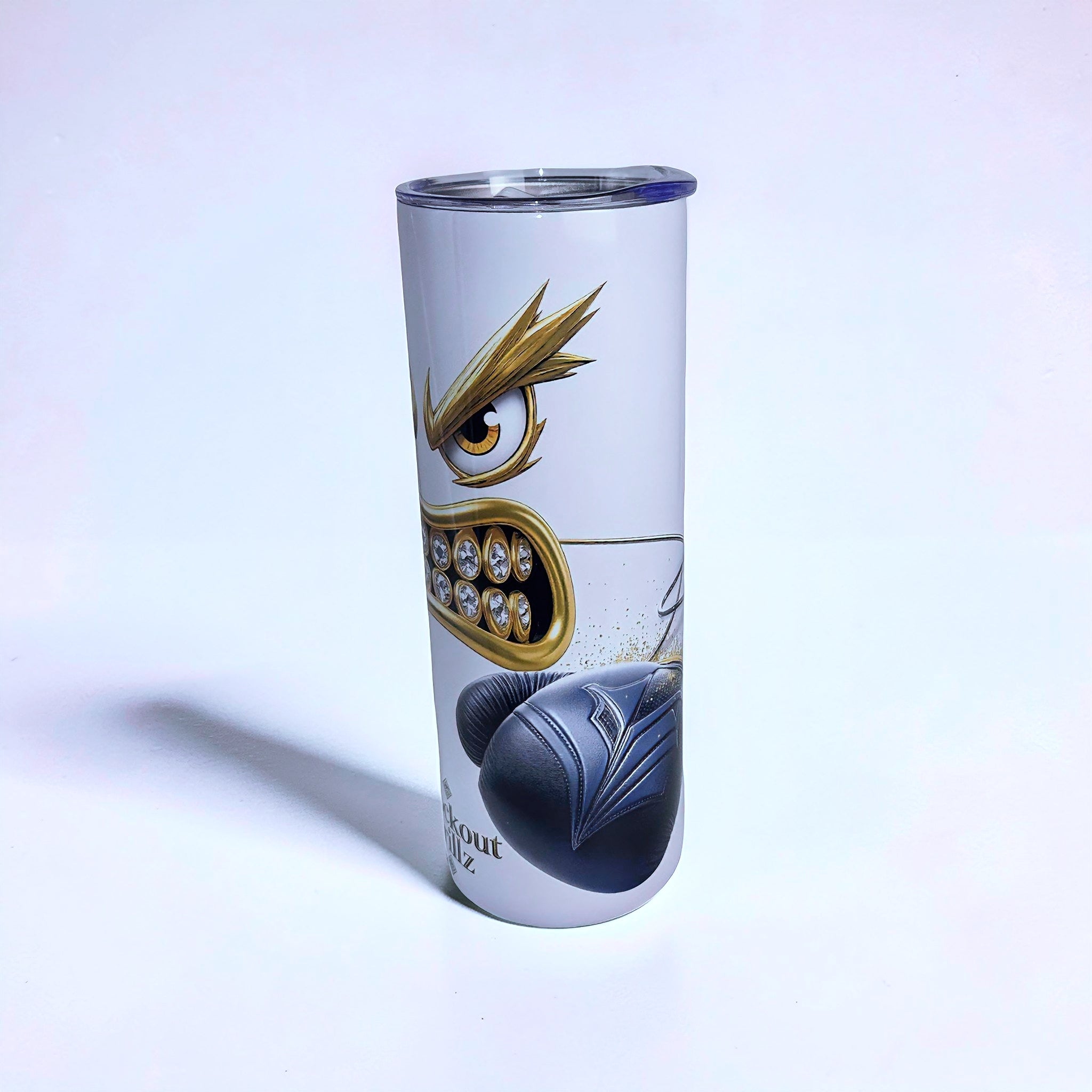 Knockout Grillz – Champion Edition 20oz Skinny Tumbler | Boxing Series