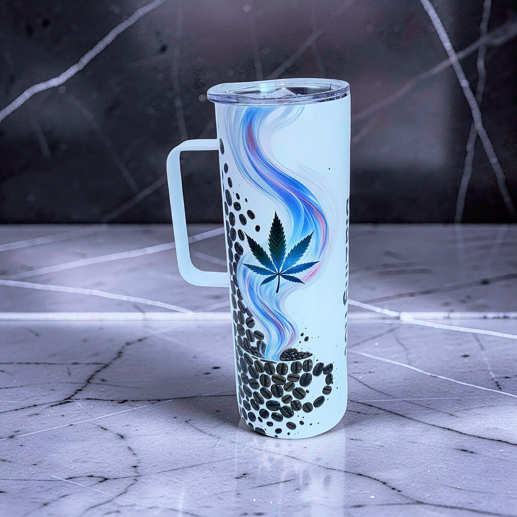 Blazing Hot – Smoke & Bean Fusion 20oz Handled Stainless Steel Tumbler