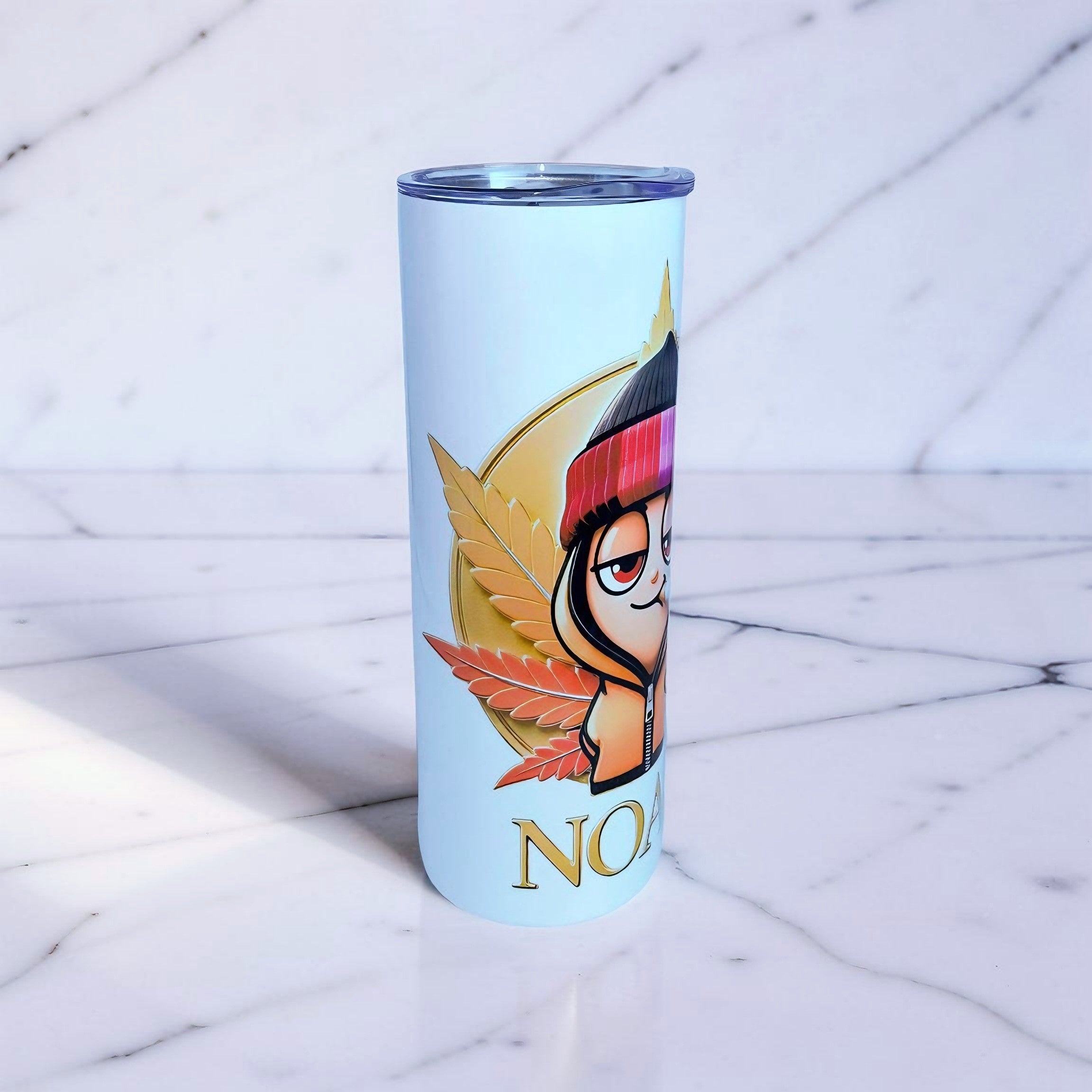 Blaze Custom – Noah Edition 20oz Skinny Stainless Steel Tumbler | Personalized by MpressPrintz