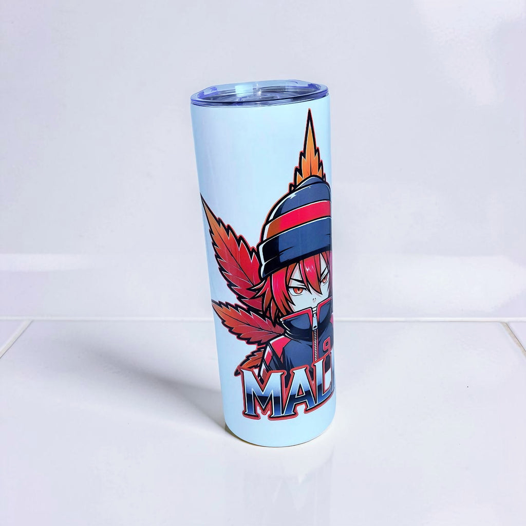 Blaze Custom – Malik Edition 20oz Skinny Stainless Steel Tumbler | Personalized by MpressPrintz