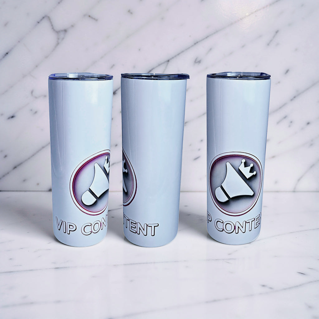Royal Access – VIP Content Edition 20oz Skinny Stainless Steel Tumbler