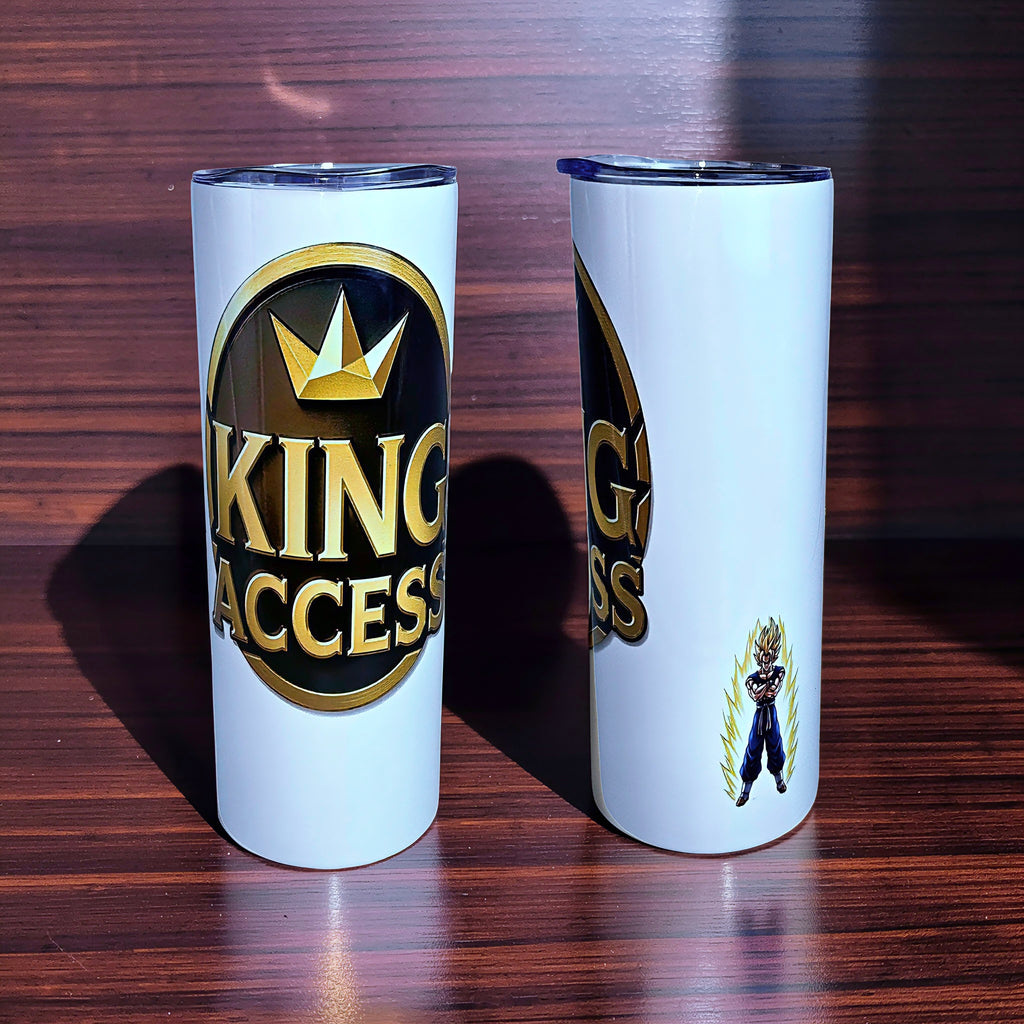 Royal Access – King Access Edition 20oz Skinny Stainless Steel Tumbler