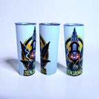 Blaze Custom – Benjamin Edition 20oz Skinny Stainless Steel Tumbler | Personalized by MpressPrintz