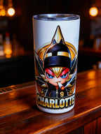 Blaze Custom – Charlotte Edition 20oz Skinny Stainless Steel Tumbler | Personalized by MpressPrintz