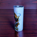Blaze Custom – Charlotte Edition 20oz Skinny Stainless Steel Tumbler | Personalized by MpressPrintz