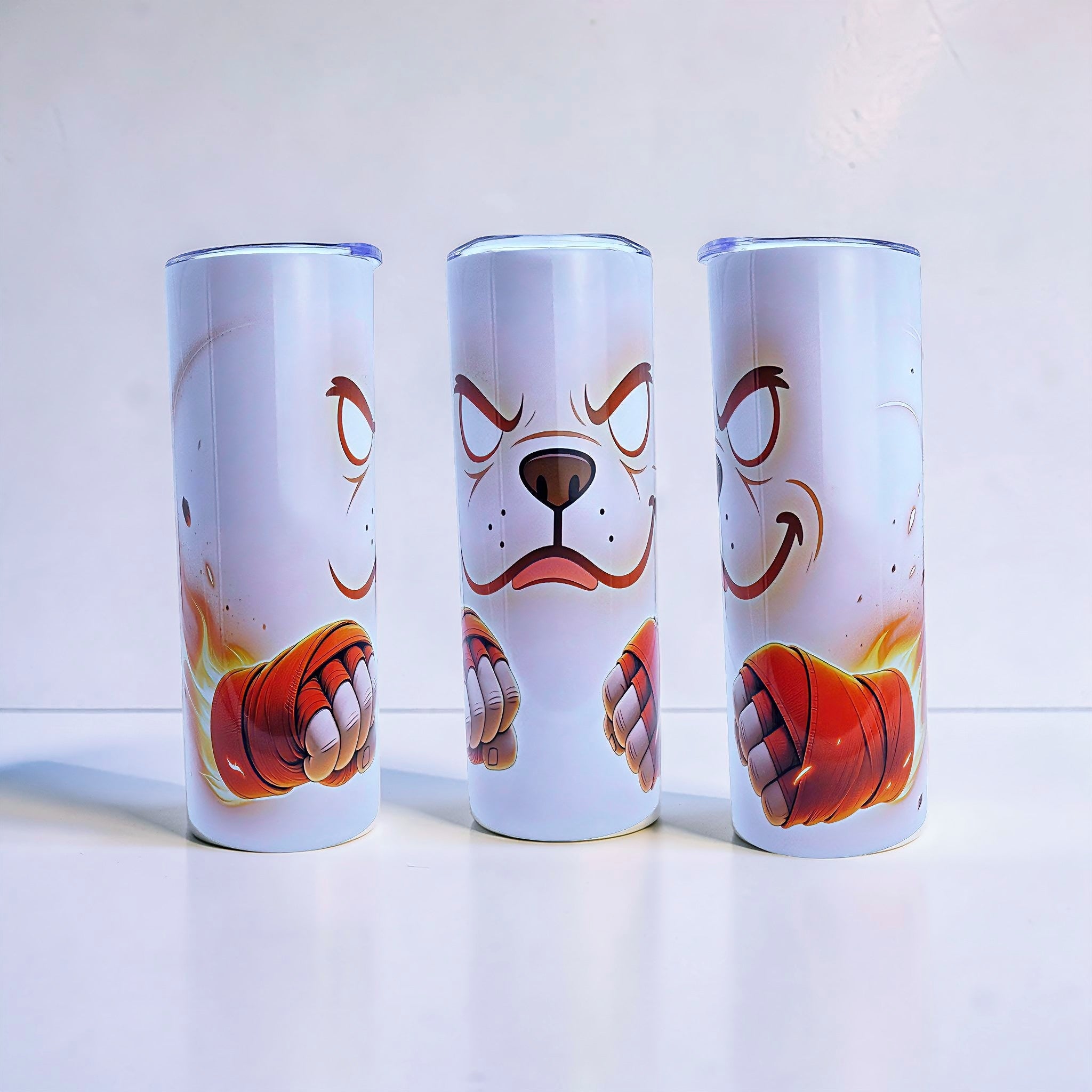 20 oz Fiery Dog Tumbler