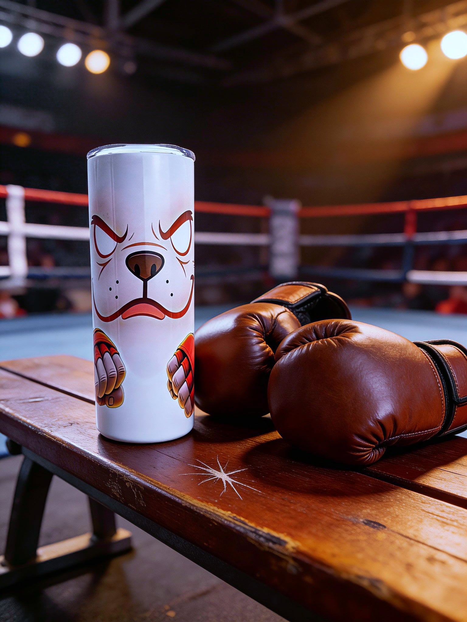 20 oz Fiery Dog Tumbler