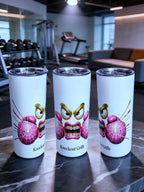 Knockout Grillz – Web Breaker Edition 20oz Skinny Stainless Steel Tumbler | By MpressPrintz