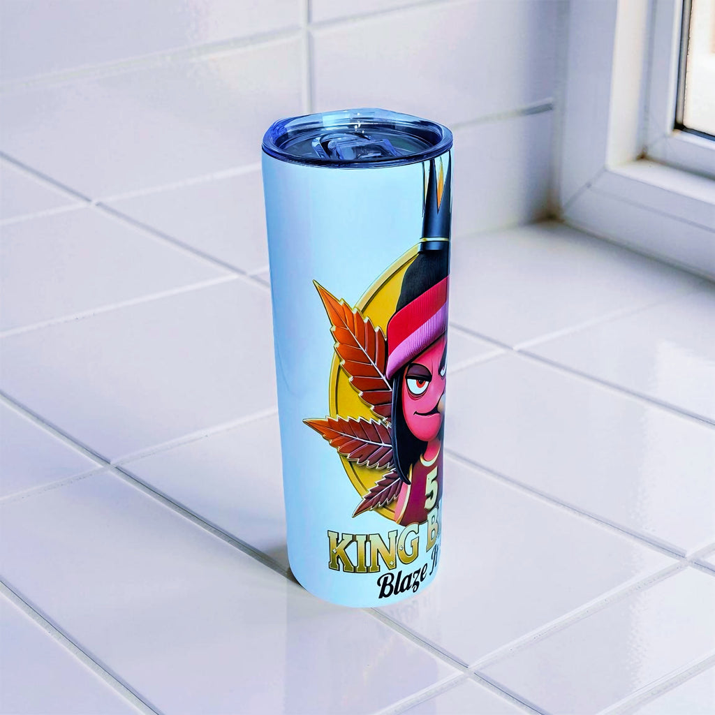 Royalty Blaze – King Blaze Edition 20oz Skinny Stainless Steel Tumbler | By MpressPrintz
